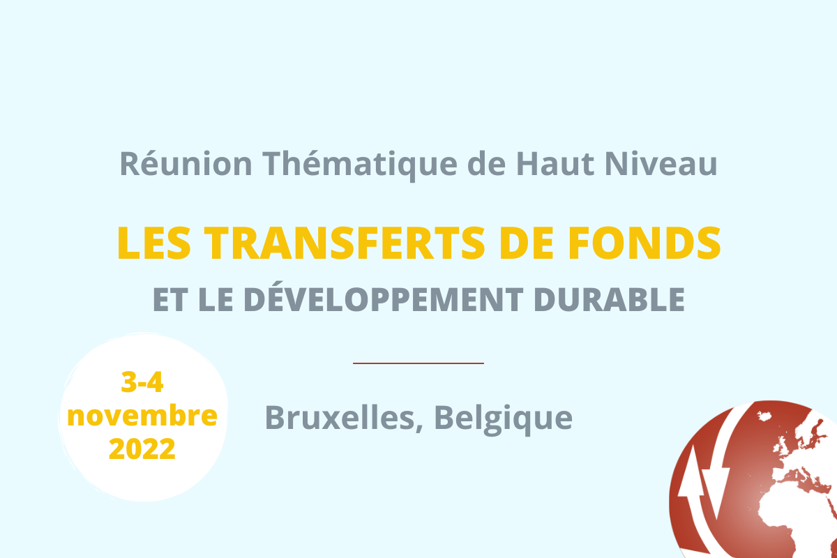 À venir : Réunion thématique sur les transferts de fonds, Bruxelles