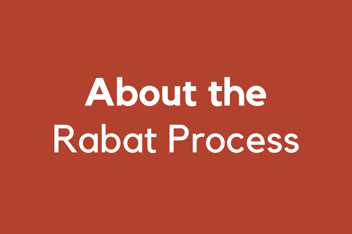 The Rabat Process