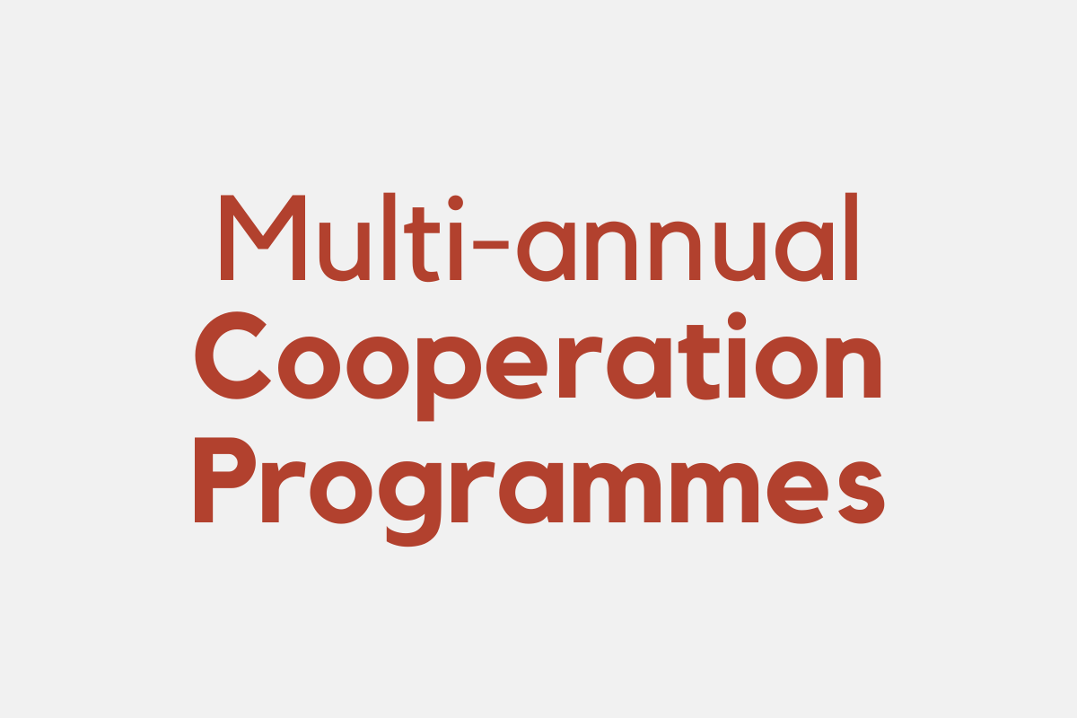 Multi-annual cooperation programmes