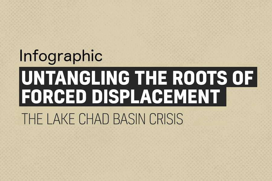 Infographie: Démêler les causes profondes des déplacements forcés dans le bassin du Lac Tchad