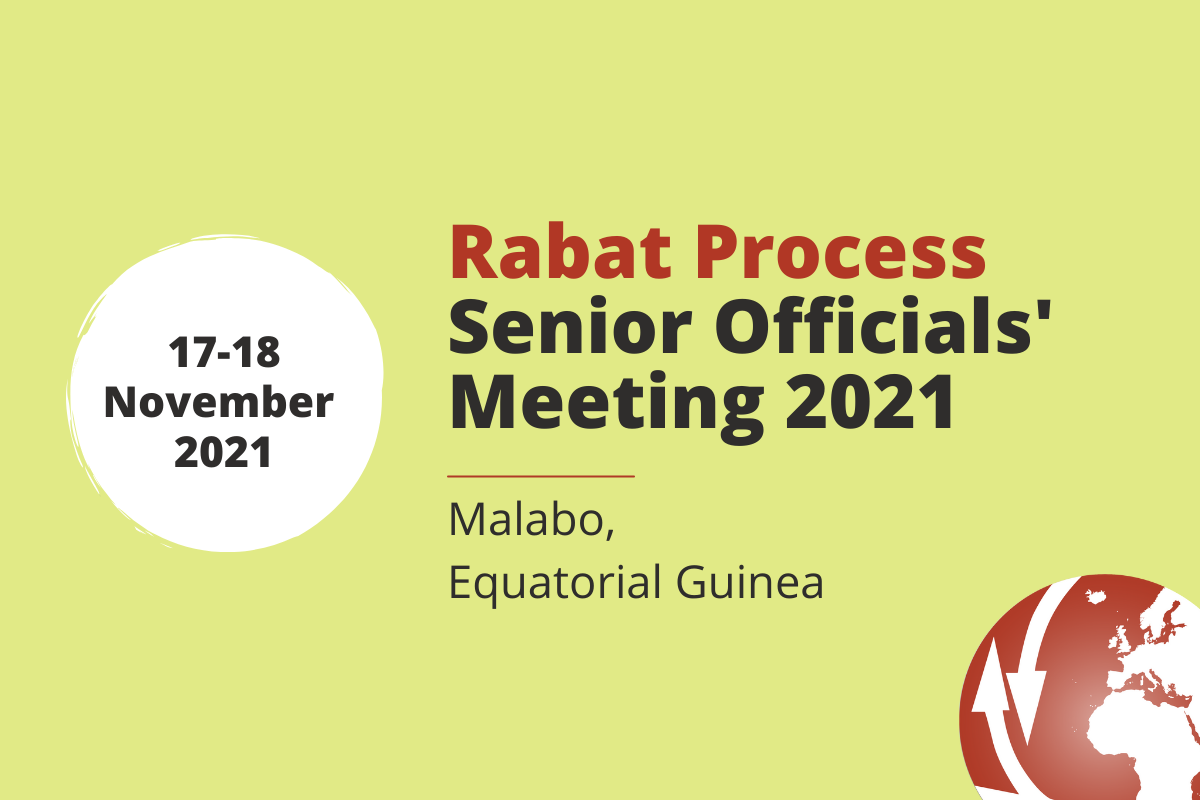 Upcoming: Rabat Process Senior Officials’ Meeting, Malabo 2021