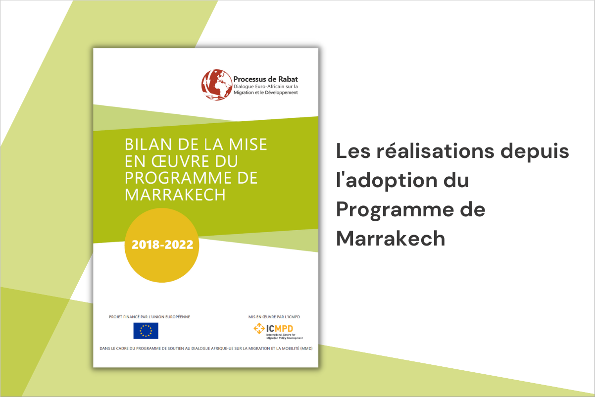 Réalisations dans le cadre du Plan d'action de Marrakech 2018-2022