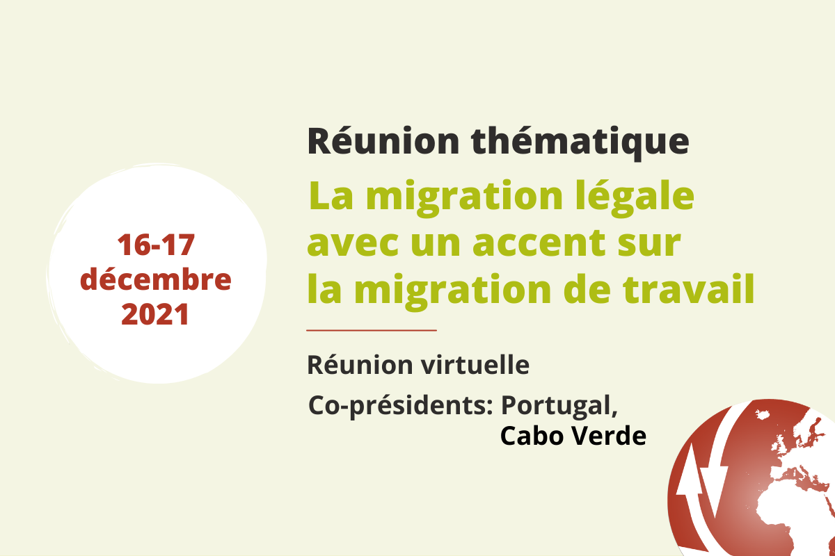 Résultats: Réunion thématique sur la migration légale avec un accent sur la migration de travail