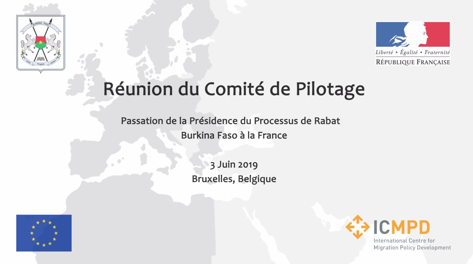 Passation de la présidence du Dialogue du Burkina Faso à la France